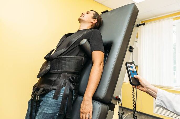 έλξη πλάτης για οστεοχονδρωσία